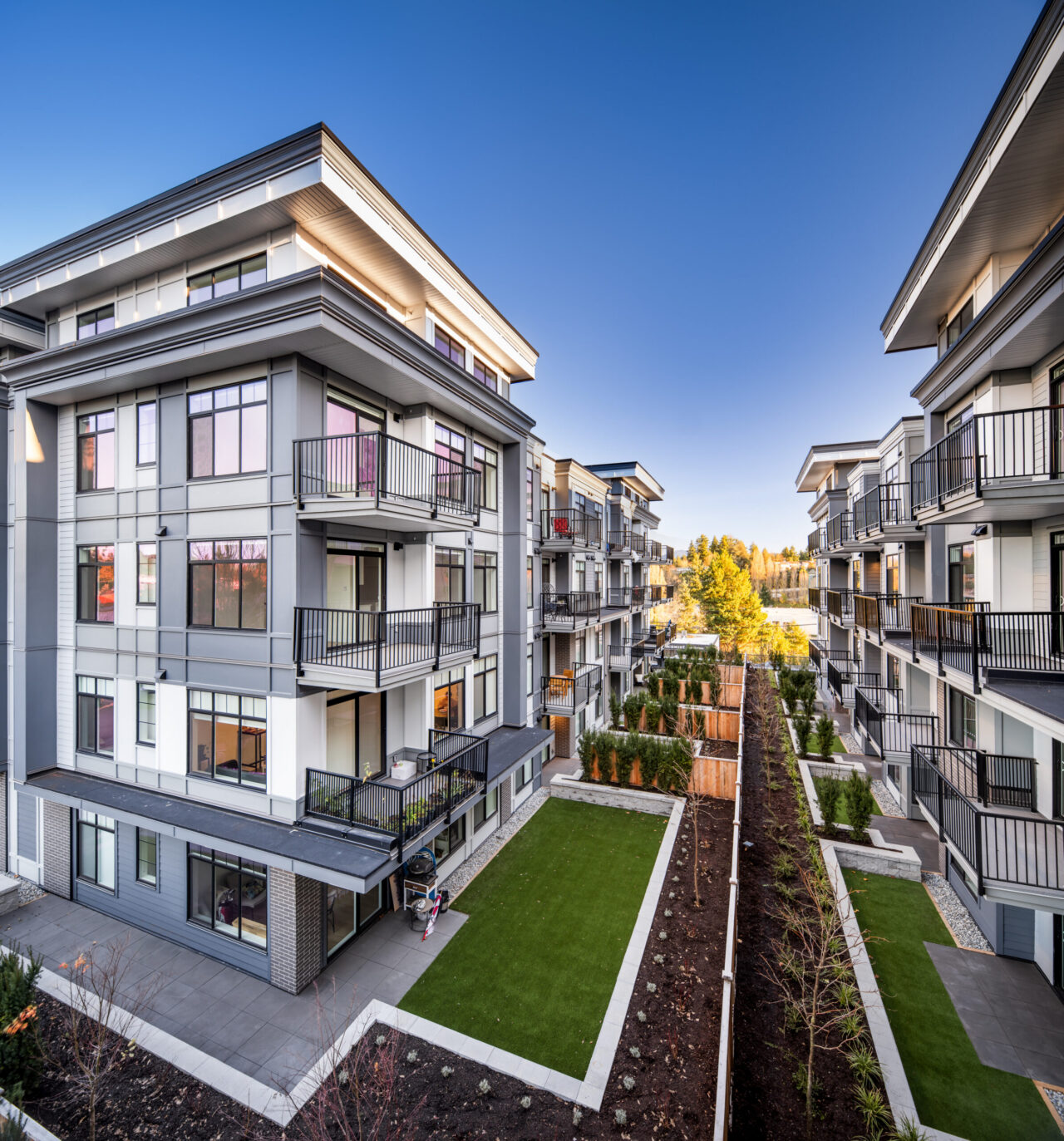 mixed-use outdoor amenity space