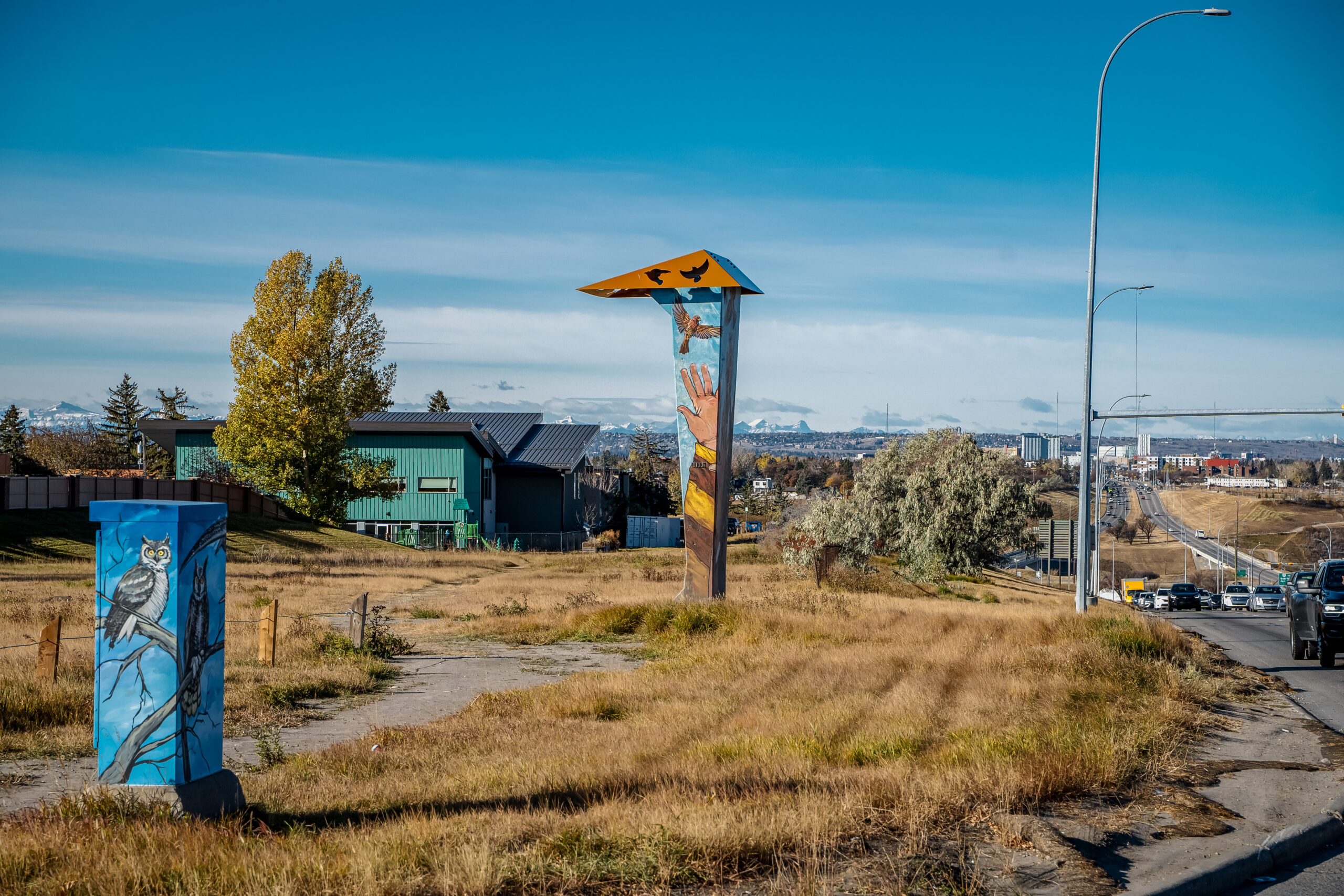 landscape architecture around bridge