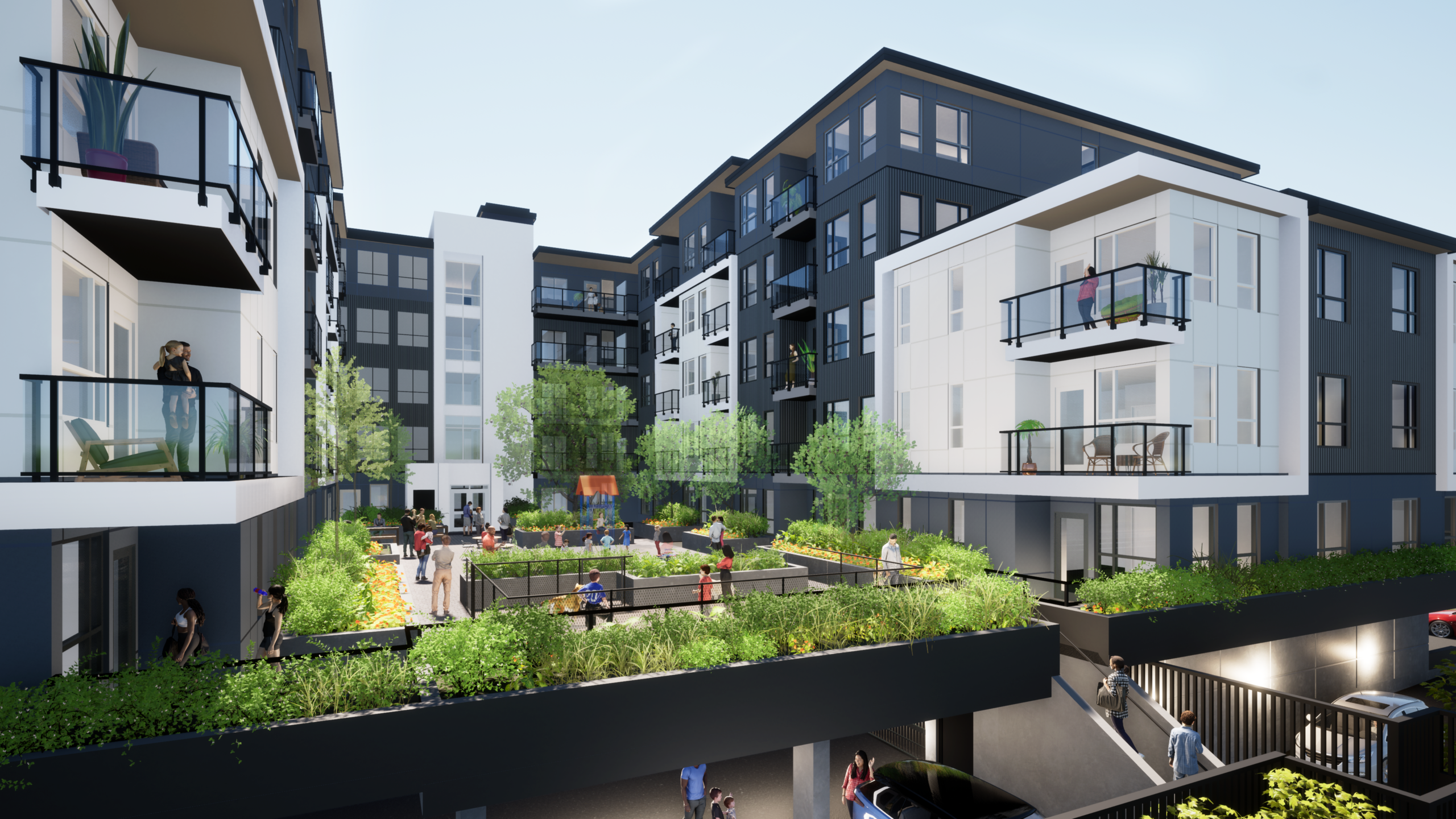 Landscape architecture rooftop